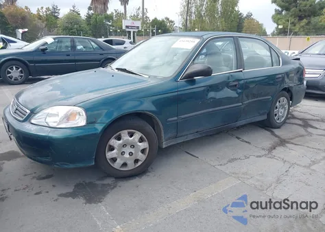 2000 Honda Civic Lx from USA, damaged, VIN JHMEJ6677YS003020